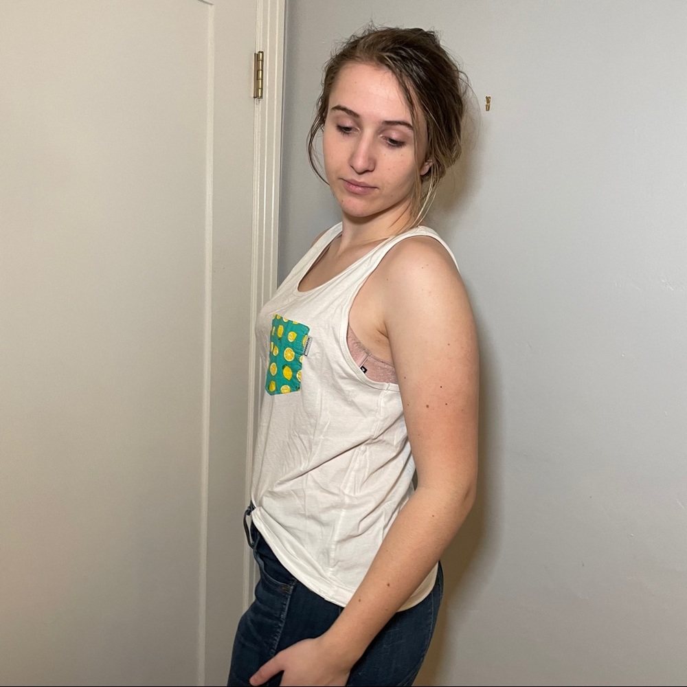 Serengetee | Lemon Pocket Tank Top | M